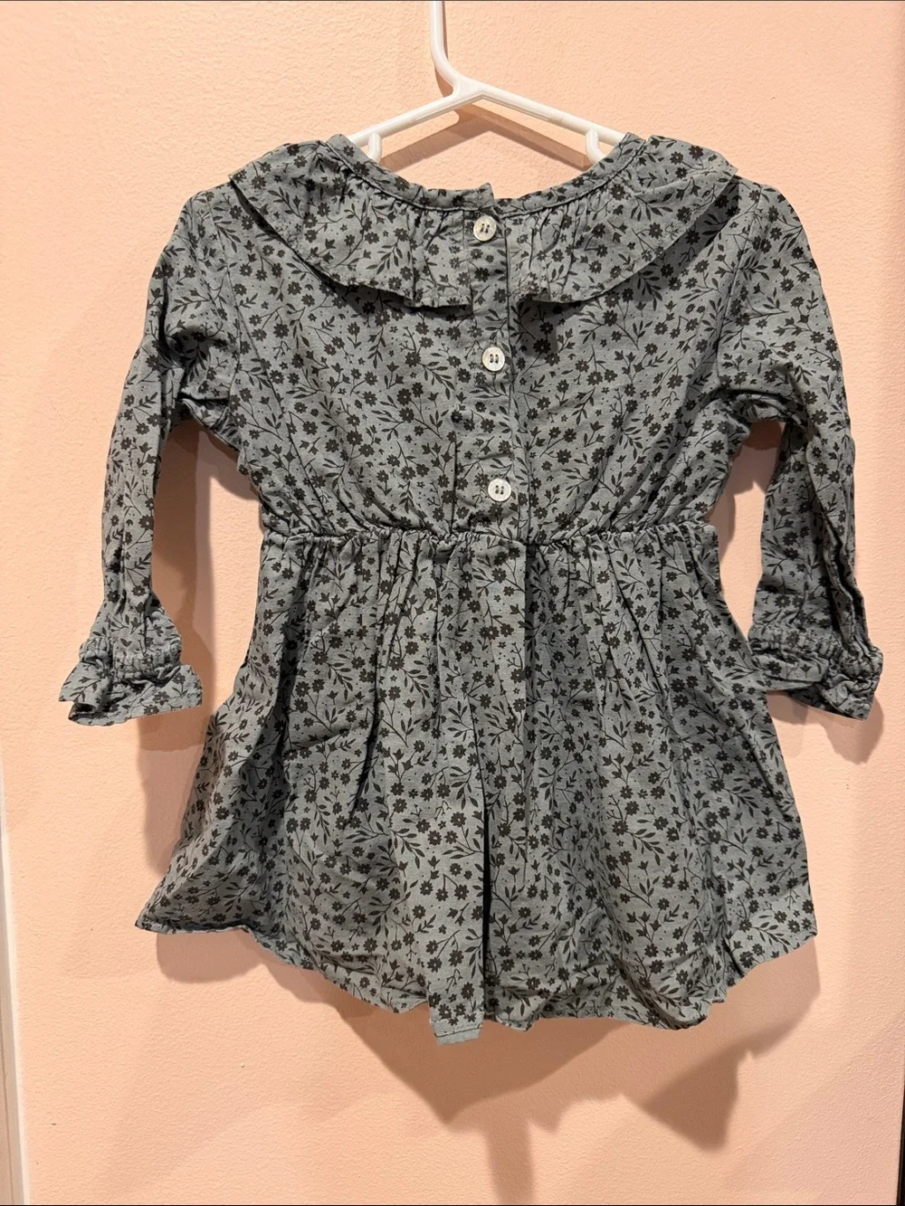 Rylee + Cru charcoal dress